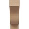 Ekena Millwork 2"W x 4"D x 6"H Classic Newport Rough Cedar Woodgrain TimberThane Corbel, Primed Tan CORUR02X04X06NEWRCPR - alternate 2